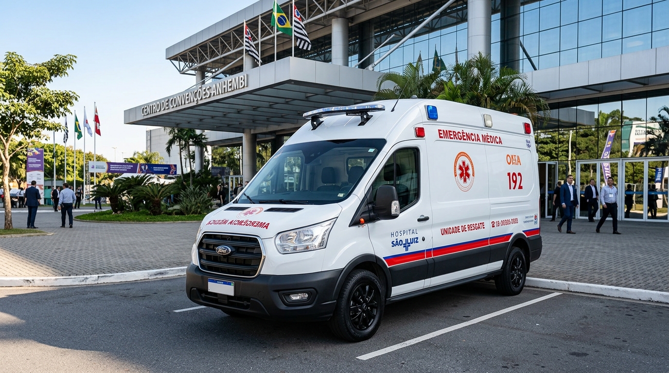 Ambulância para Eventos Grupo WKM